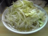 「小（野菜トリプル、ニンニク、カラメ）」@ラーメン二郎 品川店の写真