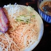 「つけ麺 中盛り （750円+100円）」@自家製麺 てんかの写真