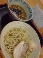 「つけめん（中盛300g）\750+味玉\100」@つけめん・らあめん 福は内の写真