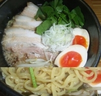「こってりしろ八麺」@旬麺しろ八の写真