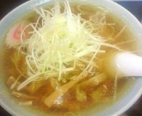 「ネギラーメン」@手打ラーメン 蔵八の写真