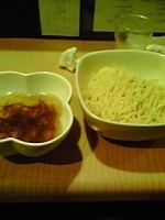 「フランス産鴨のフォアグラとトリュフのコンソメロワイヤルつけめん」@菜の写真