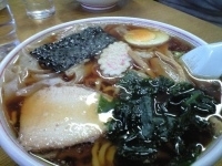 「ワンタンメン（750円）」@茶釜 本店の写真