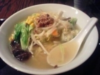 「野菜らーめん+サービスライス 750円」@らーめん一会の写真