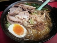 「和風だしラーメン（基本スープ ちょっとコッテリ）+中盛+チャーシ」@ラーメンショップ幸手 金田亭の写真