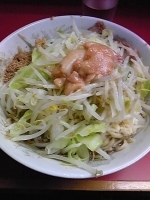 「汁なし（全マシ・魚粉）」@ラーメン二郎 環七一之江店の写真