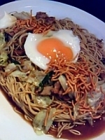 「焼きラーメン大盛り 680円（通常大盛りは780円だがクーポン使」@KENZO Cafeの写真