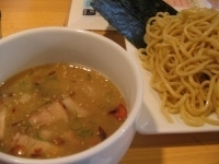 「梅塩つけめん（南高梅抜き）・極太麺」@和風汁そば じゃんずの写真