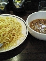 「醤油つけ麺大盛り（750円）」@元祖大王SL 海浜幕張店の写真