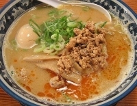 「みそらーめん（味付半熟玉子トッピング）」@なか家 西口店の写真