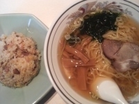 「半チャンラーメン（ランチ限定）￥700」@中国料理 大三元の写真