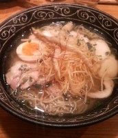 「ピリ辛ネギチャーシュー鶏そば」@支那そば 一本気の写真