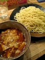 「辛味つけ麺中盛」@つけ麺屋 両国ごんろく 水道橋店の写真
