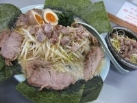 「ネギみそチャーシューメン￥950+もやし￥100+海苔￥100+」@ラーメンショップ 122号騎西店の写真