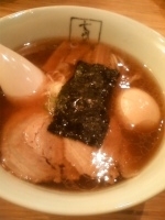 「玉子醤油らーめん」@支那そばや イオンレイクタウン店の写真