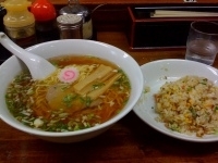 「Bセット（ラーメン+半チャーハン）」@らーめん太陽 高円寺店の写真