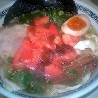 「ガーリックトマトラーメン(塩味) 850円」@哲学堂の写真