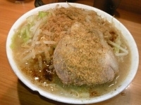 「小ラーメン魚粉」@ラーメン二郎 八王子野猿街道店2の写真