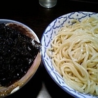 「（全部のせ）つけ麺 1050円+大盛 100円」@兎に角 松戸店の写真