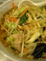 「もやしラーメン（￥550）」@満州里菜館の写真