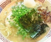 「01 長浜らーめん+替玉」@ハングリードラゴンの写真