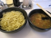 「つけめん あつもり? 500円（クーポン使用）+大盛り100円」@らーめん・つけめん 満帆 太田本店の写真