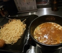 「焼きもりめん伊勢海老の滴（麺少な目&味玉サービス）」@四代目 けいすけの写真