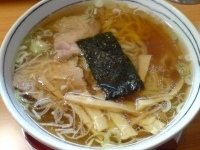 「ラーメン（大盛り、麺硬め）750円」@青竹手打らーめん 夢現の写真
