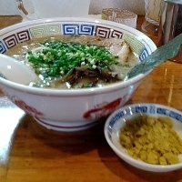 「01長浜らーめん（普通）（600円）+20 カレー粉（50円）+」@ハングリードラゴンの写真