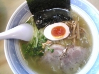 「塩細麺（680円）」@あぢとみ食堂の写真