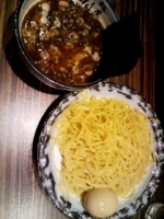 「味玉醤油つけ麺」@麺屋 利休の写真