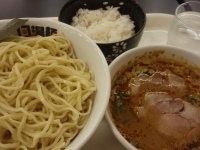 「辛カレーつけ麺+大盛+半ライス」@13湯麺YO!の写真