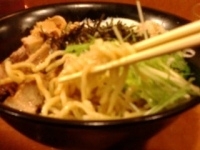 「浜そば（W盛り）390円（開店記念半額サービス）+全部のせトッピ」@油そば専門店 浜そば 本店の写真