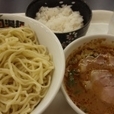 辛カレーつけ麺+大盛+半ライス