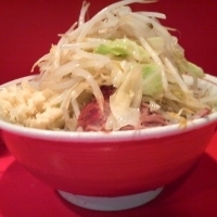 「小ラーメン（ヤサイ・ニンニク）」@ラーメン二郎 府中店の写真