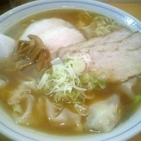 「ワンタンチャーシューメン 950円+大盛 50円」@中華そば 幸貴の写真