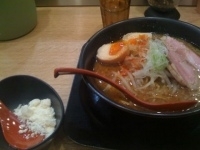 「TOKYO味噌らーめん+味付け玉子+ハイカラ（粉チーズ）1090」@TOKYO味噌らーめん A.O.の写真