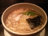 「白鶏麺」@屋台らーめん 鷹流 高田馬場店の写真