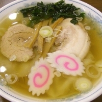 「ワンタンメン」@手打ちラーメン 恒の写真