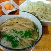 「茸つけ麺（柚） 650円」@ラーメン工房 幸福亭の写真