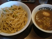 「強麺つけめん+大盛+味玉（クーポン）」@つけめんTETSU 千駄木本店の写真