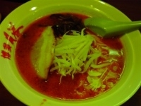 「辛味噌とんこつ（太麺）」@風洛の写真