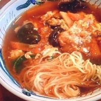 「ハルピンラーメン Bセット (750円+200円)」@ハルピンの写真