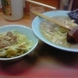 かいざんラーメン+ネギ丼