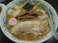 「ワンタンそば（中）+カレー丼」@東池袋大勝軒 ROZEOの写真