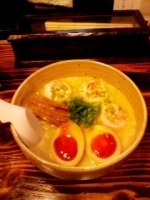 「鶏の雫味玉」@らーめん 雫の写真