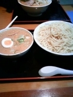 「味噌つけ麺（+替え玉1）」@北海とんこつらーめん 純輝 神栖店の写真