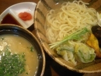 「12月限定 冬のつけ麺+チャーシュー飯（餡かけ）780円+250」@麺屋 青山 本店の写真