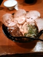 「チャーシューめん（大盛）」@火の国らーめん てっぺん 市ヶ谷店の写真