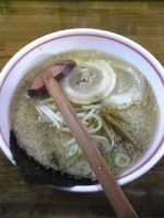 「ラーメン 太麺 こってり」@メガらーめんの写真
